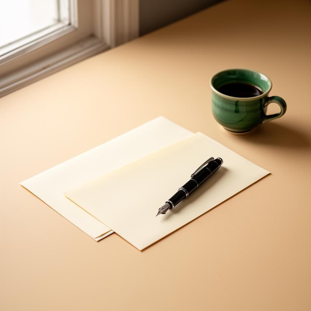 Coffee and letters